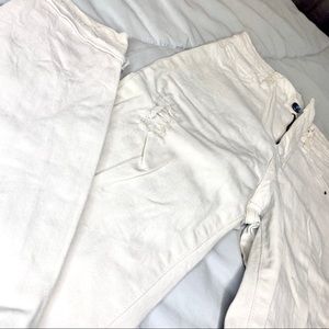 White Ripped Skinny Jeans